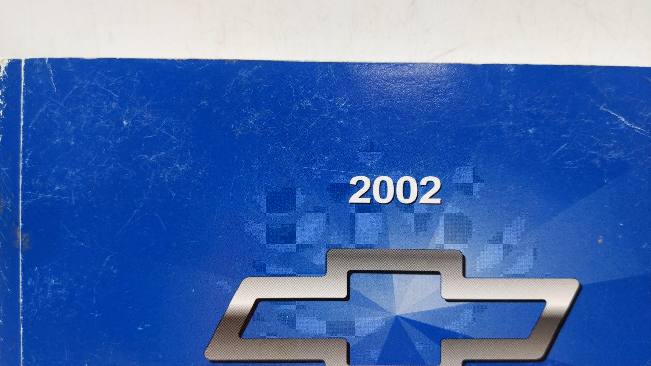 2002 Chevrolet Malibu Owners Manual Book Guide OEM Used Auto Parts - Oemusedautoparts1.com