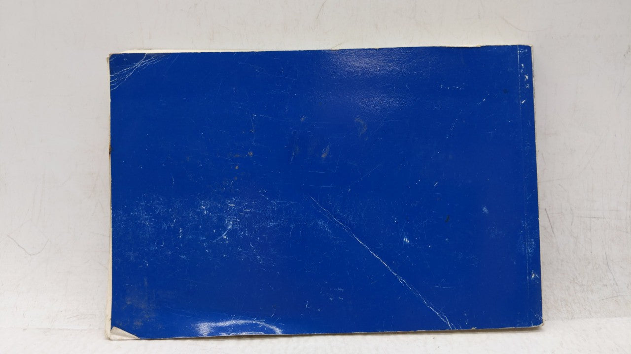 2002 Chevrolet Malibu Owners Manual Book Guide OEM Used Auto Parts - Oemusedautoparts1.com