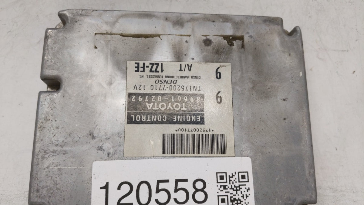 2001-2002 Chevrolet Prizm PCM Engine Control Computer ECU ECM PCU OEM P/N:89661-02792 Fits 2001 2002 OEM Used Auto Parts - O