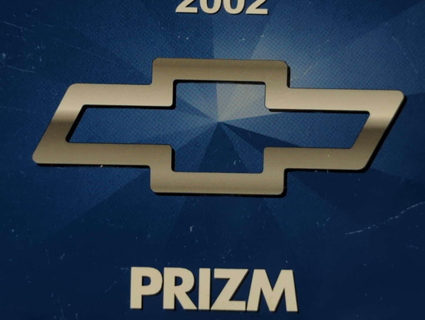 2002 Chevrolet Prizm Owners Manual Book Guide OEM Used Auto Parts - Oemusedautoparts1.com