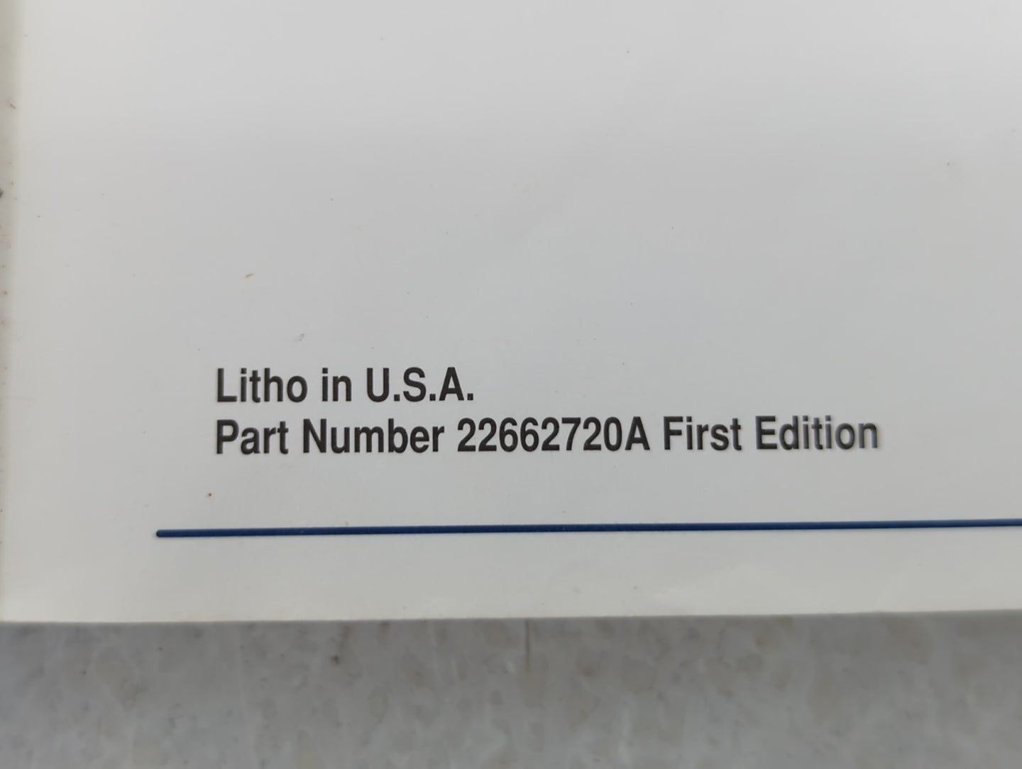 2002 Chevrolet Prizm Owners Manual Book Guide OEM Used Auto Parts - Oemusedautoparts1.com