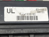 2000-2002 Chevrolet Silverado 1500 Fusebox Fuse Box Panel Relay Module Fits Fits 2000 2001 2002 OEM Used Auto Parts - Oemuse