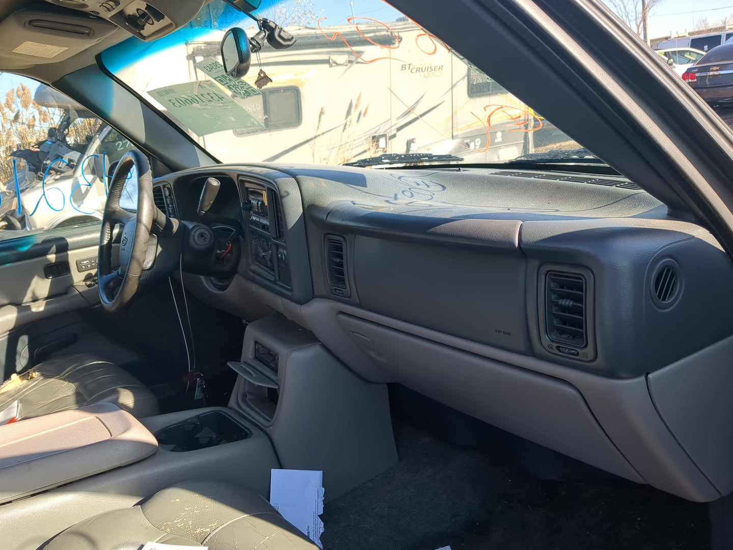 2000-2002 Chevrolet Suburban 1500 Air Bag Passenger Right Dashboard OEM Fits Fits 2000 2001 2002 2003 OEM Used Auto Parts - 
