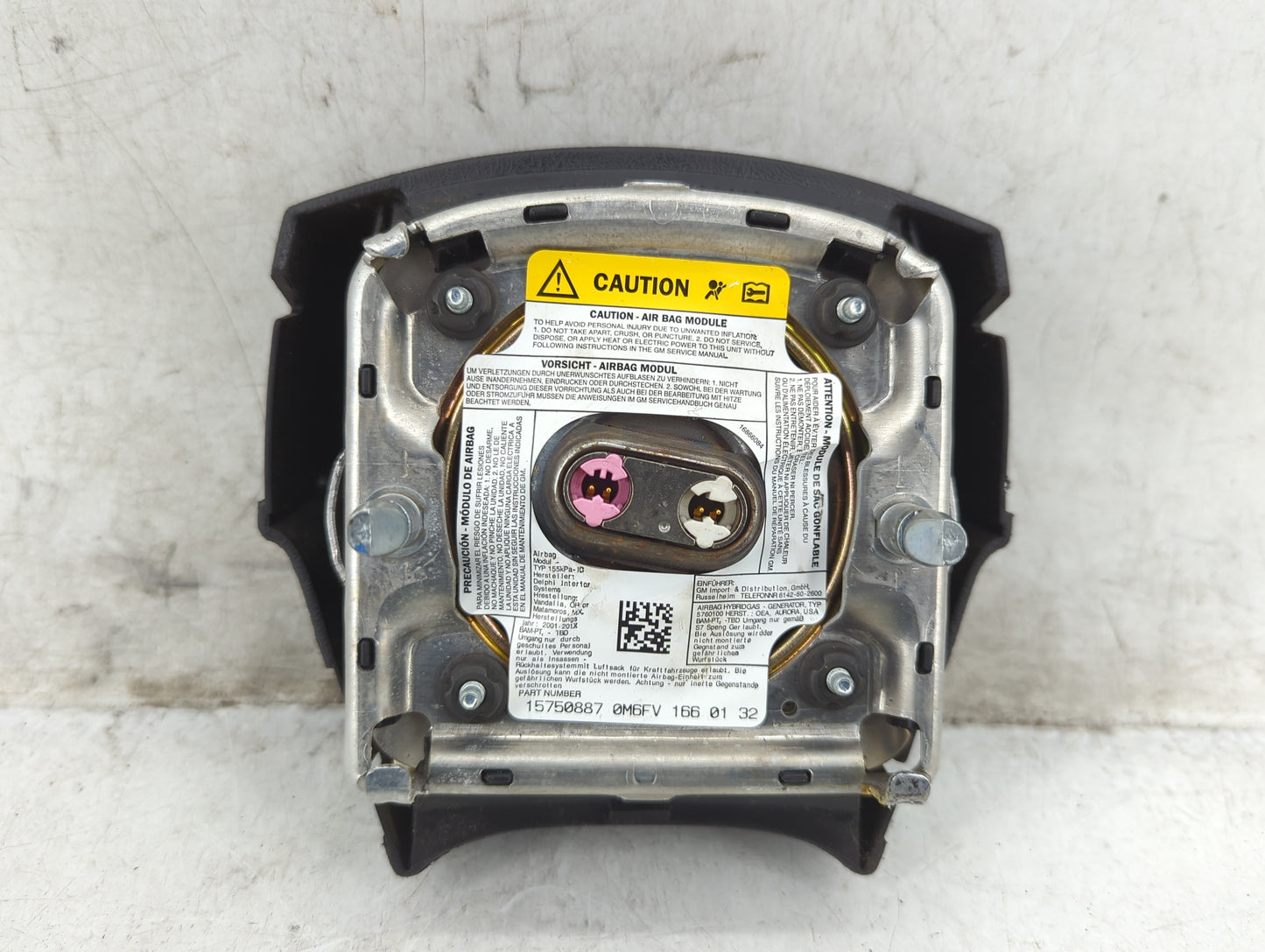 2002 Chevrolet Trailblazer Air Bag Driver Left Steering Wheel Mounted - Oemusedautoparts1.com