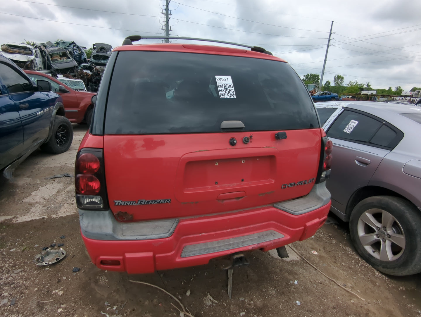 2002-2009 Chevrolet Trailblazer Rear Bumper Assembly Oem - Oemusedautoparts1.com