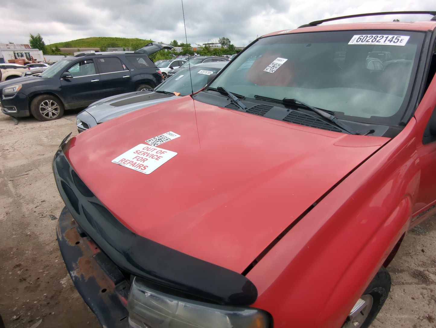 2002-2009 Chevrolet Trailblazer Hood Oem - Oemusedautoparts1.com