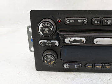 2002-2003 Chevrolet Trailblazer Radio AM FM Cd Player Receiver Replacement Fits Fits 2002 2003 OEM Used Auto Parts