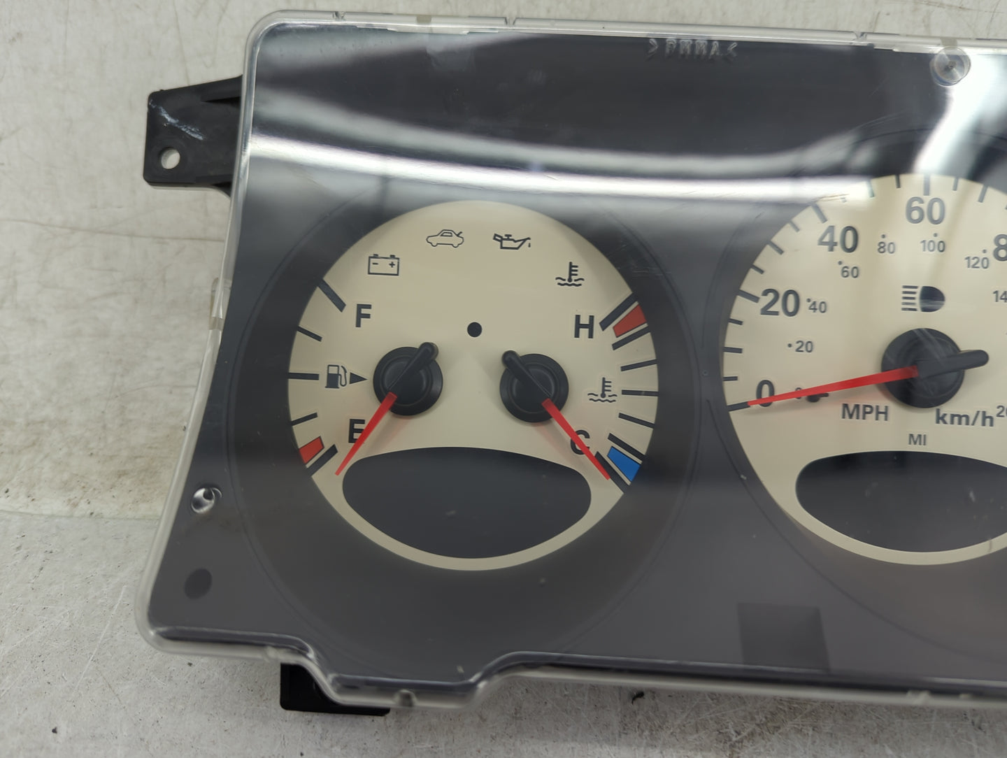2002 Chrysler Pt Cruiser Instrument Cluster Speedometer Gauges P/N:04671803AC Miles:136K Fits OEM Used Auto Parts - Oemuseda