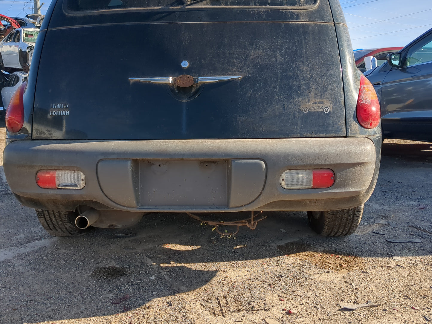 2002-2005 Chrysler Pt Cruiser Rear Bumper Assembly Oem - Oemusedautoparts1.com