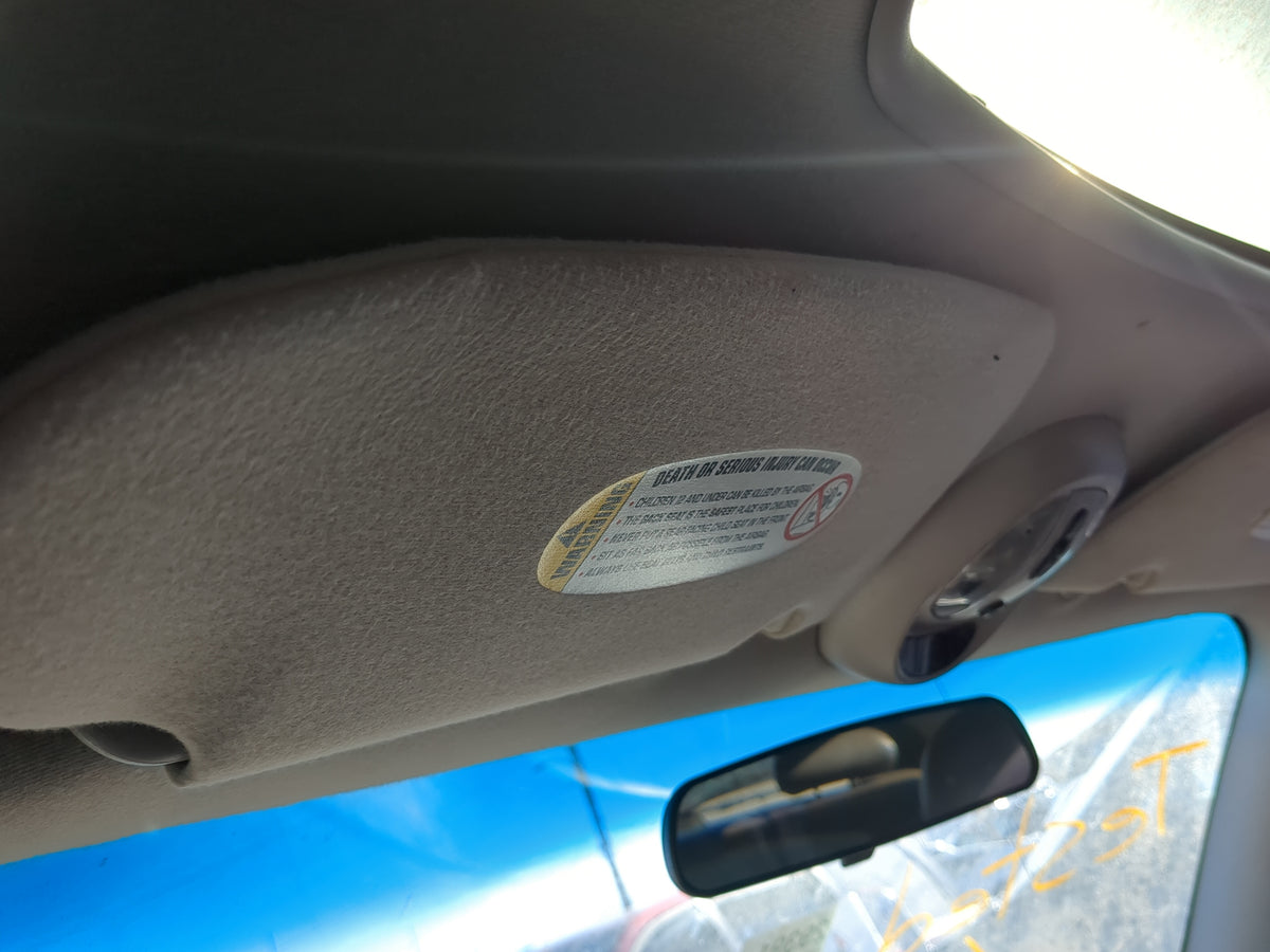 2002 Chrysler Pt Cruiser Sun Visor Shade Replacement Driver Left Mirror Fits OEM Used Auto Parts - Oemusedautoparts1.com