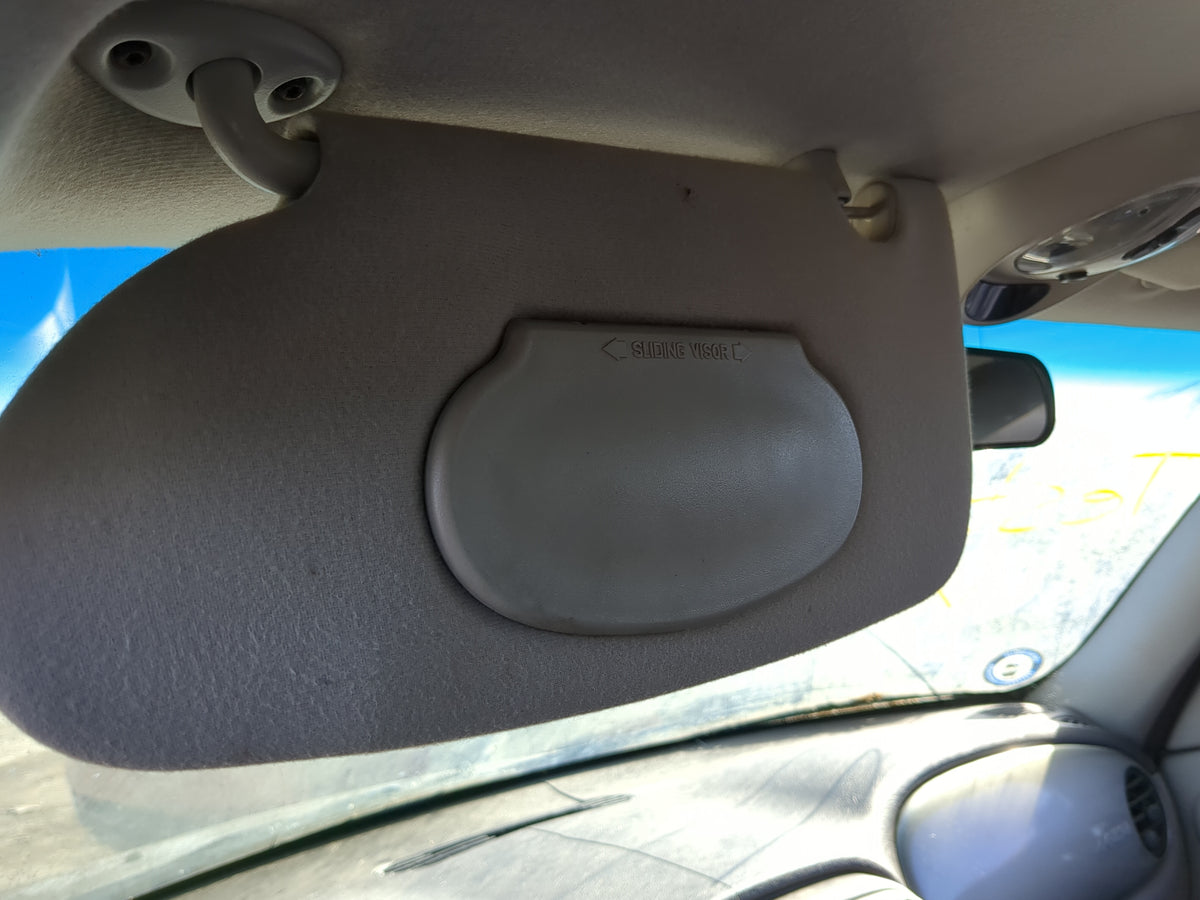 2002 Chrysler Pt Cruiser Sun Visor Shade Replacement Driver Left Mirror Fits OEM Used Auto Parts - Oemusedautoparts1.com