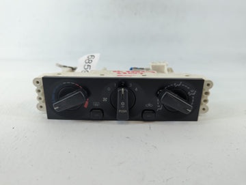 2001-2002 Chrysler Sebring Climate Control Module Temperature AC/Heater Replacement Fits Fits 2001 2002 OEM Used Auto Parts 