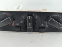 2001-2002 Chrysler Sebring Climate Control Module Temperature AC/Heater Replacement Fits Fits 2001 2002 OEM Used Auto Parts 
