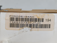 2001-2002 Chrysler Sebring Instrument Cluster Speedometer Gauges P/N:P05026194AH Fits Fits 2001 2002 OEM Used Auto Parts - O
