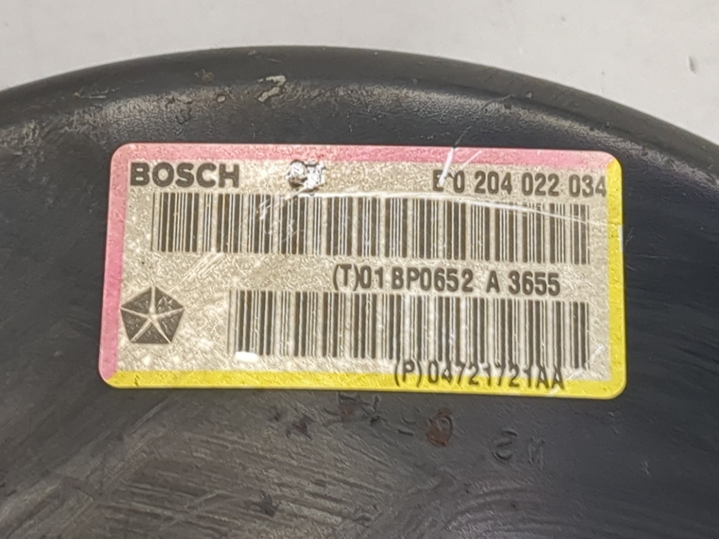 Chrysler Town And Country Power Brake Booster Oem 1492409 - Oemusedautoparts1.com
