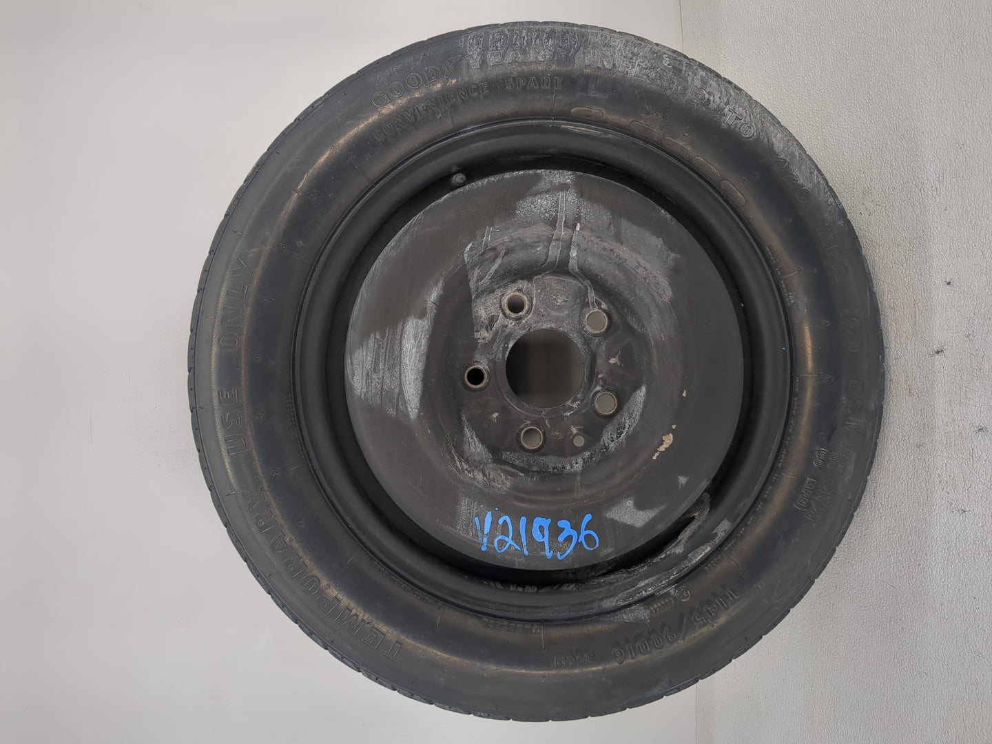 2001-2007 Chrysler Town & Country Spare Donut Tire Wheel Rim Oem - Oemusedautoparts1.com