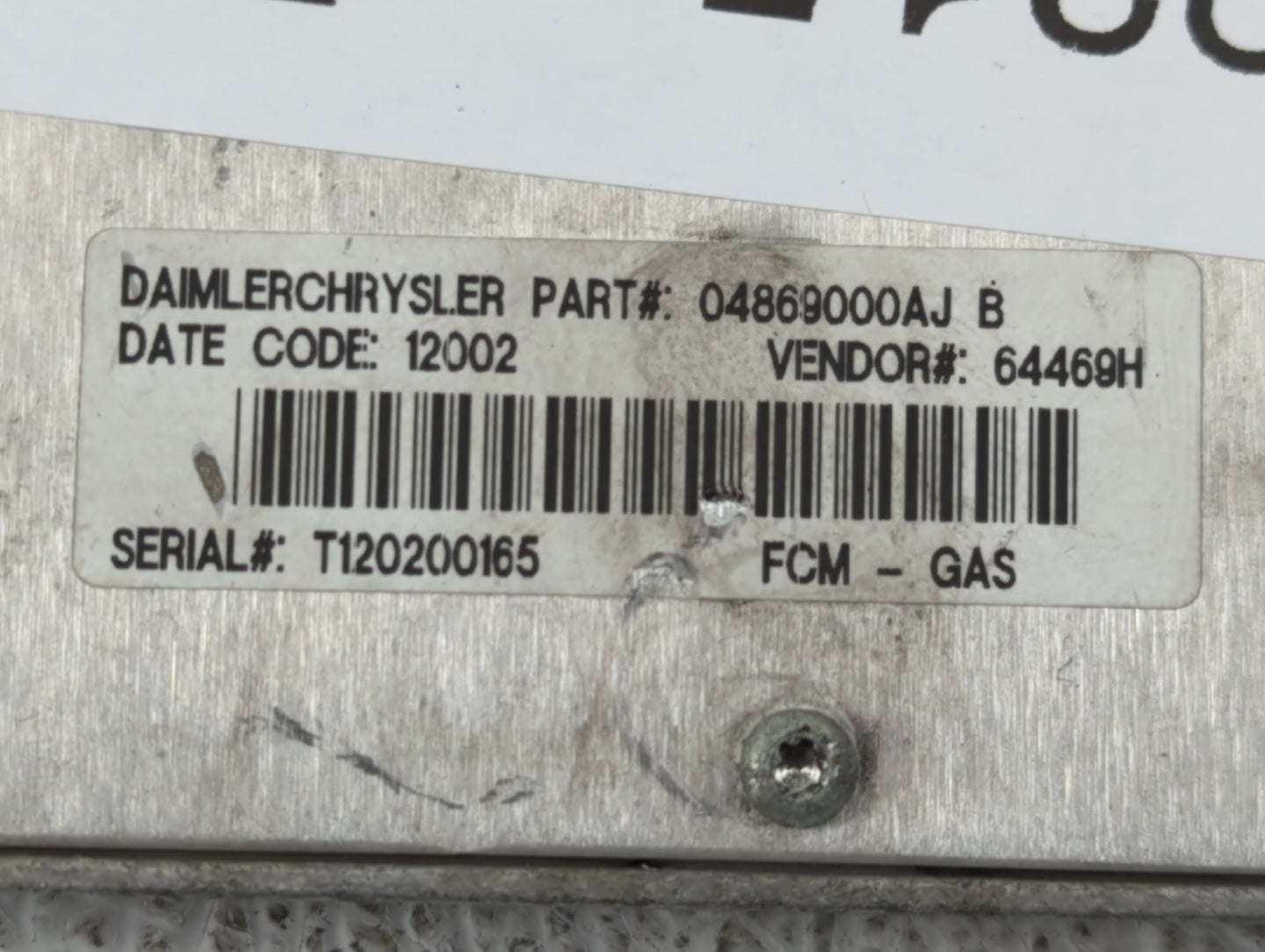 2002-2002 Dodge Caravan Body Control Module Bcm Inner Cabin Fuse Box - Oemusedautoparts1.com