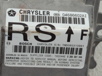 2002 Dodge Caravan PCM Engine Control Computer ECU ECM PCU OEM P/N:04686602AI Fits OEM Used Auto Parts - Oemusedautoparts1.c