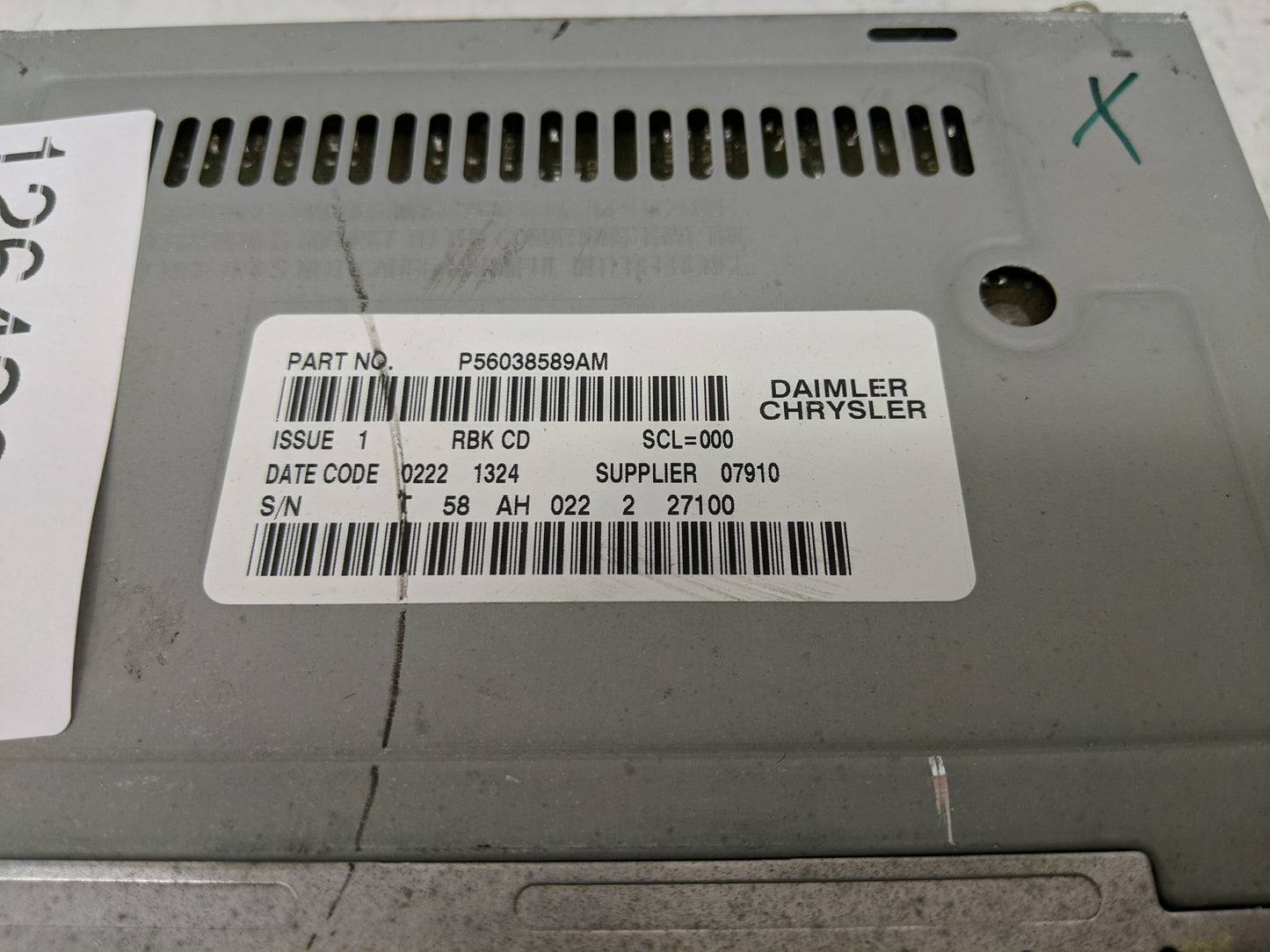 2002 Dodge Dakota Radio AM FM Cd Player Receiver Replacement P/N:P56038589AM 1L2F-18C868-GA Fits OEM Used Auto Parts - Oemus
