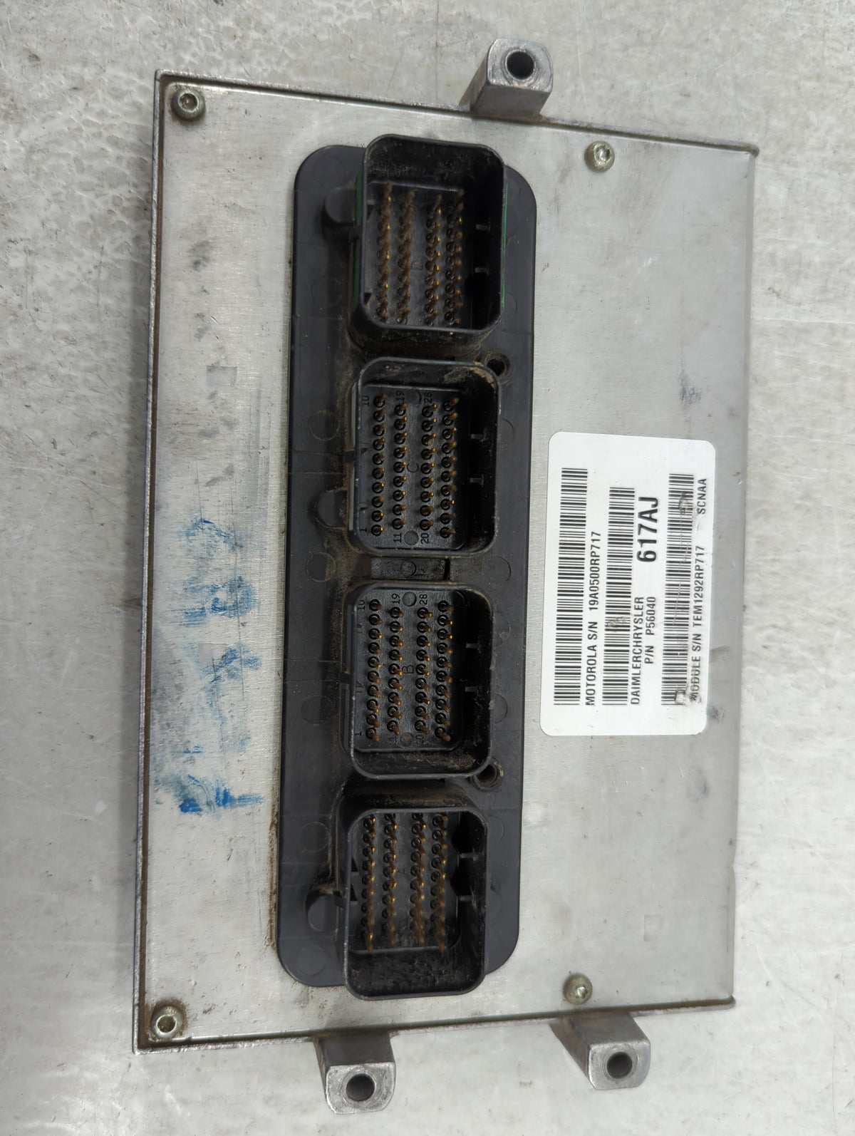2002 Dodge Durango PCM Engine Control Computer ECU ECM PCU OEM P/N:19A0500RP717 P56040 Fits OEM Used Auto Parts - Oemusedaut