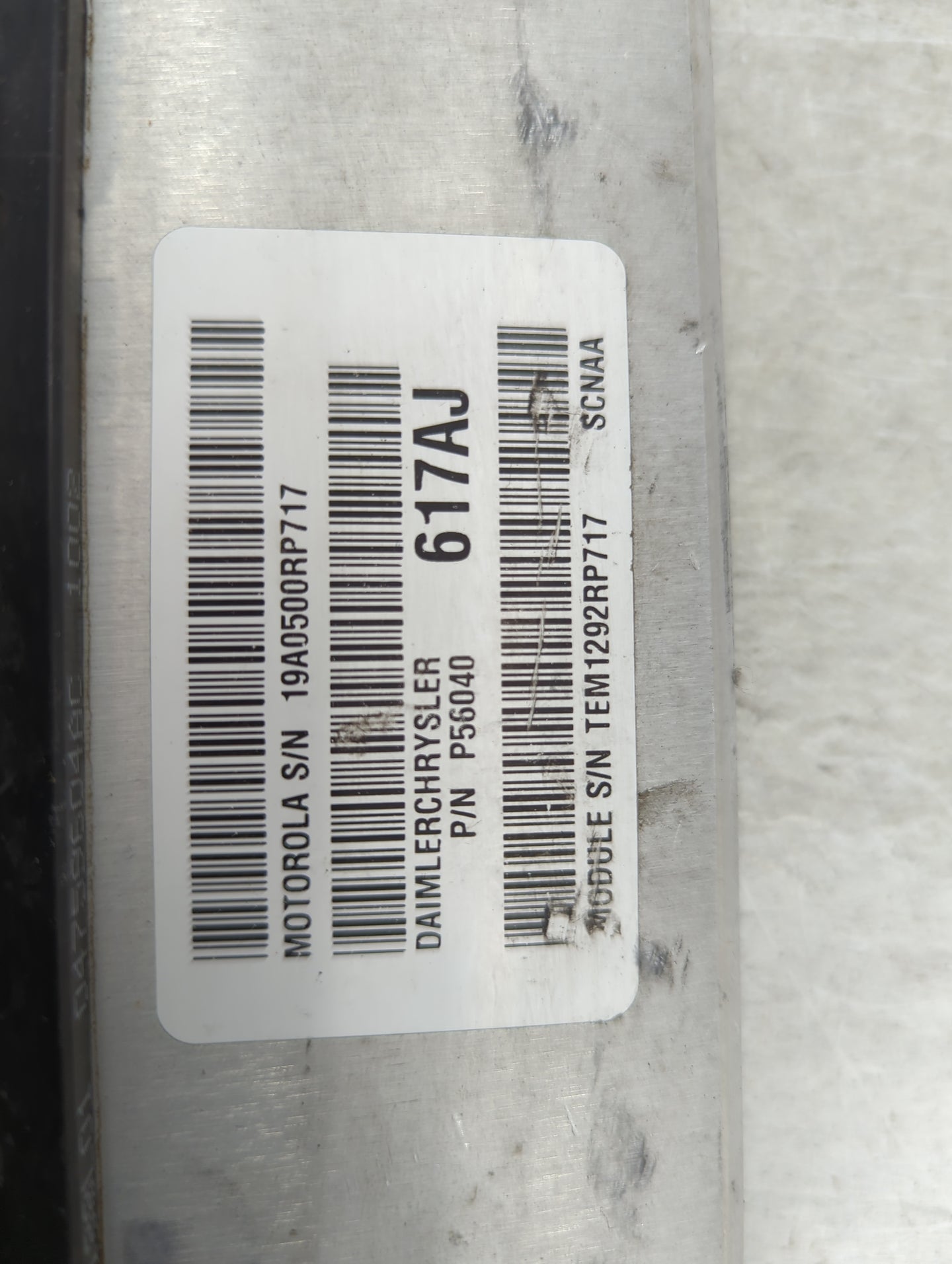 2002 Dodge Durango PCM Engine Control Computer ECU ECM PCU OEM P/N:19A0500RP717 P56040 Fits OEM Used Auto Parts - Oemusedaut