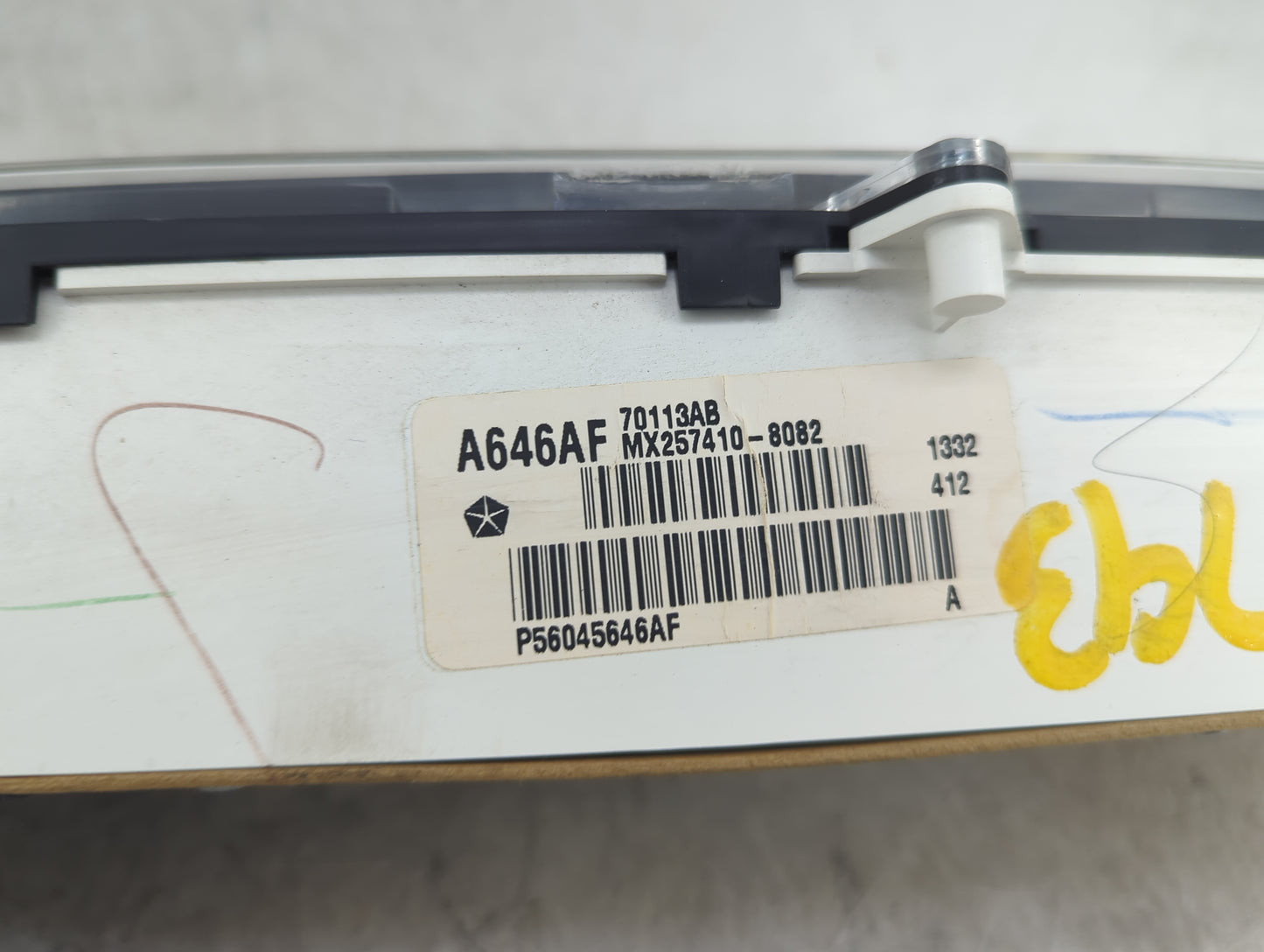 2001-2003 Dodge Durango Instrument Cluster Speedometer Gauges P/N:A646AF MX257410-8082 Miles: Fits Fits 2001 2002 2003 OEM U