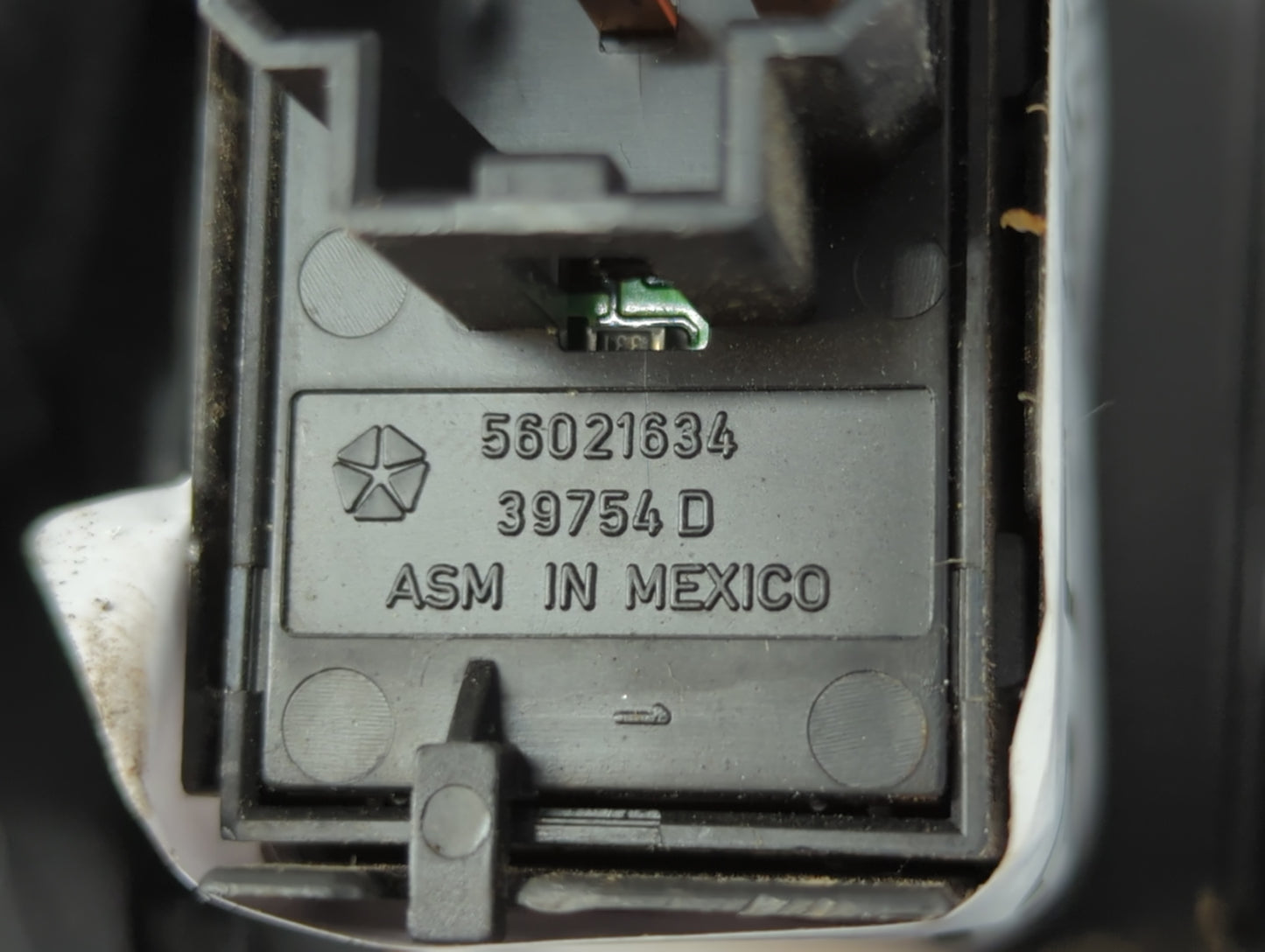 2002 Dodge Durango Passenger Right Power Window Switch 56021634 - Oemusedautoparts1.com