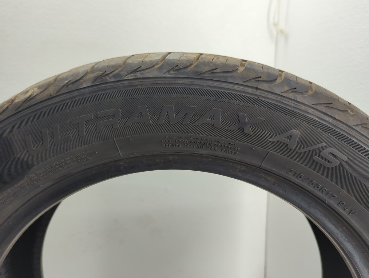 Used Tire 215/55R17 SUMMIT ULTRAMAX A/S 94V - Tread Depth 10/32 - Oemusedautoparts1.com