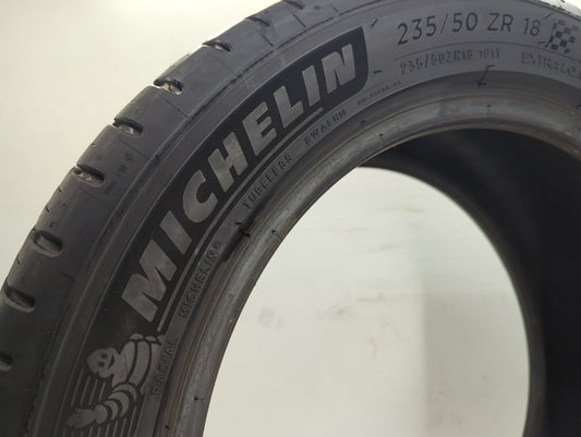 Used Tire 235/50Z18 MICHELIN PILOT SPORT ALL SEASON 101Y - Tread Depth 10/32