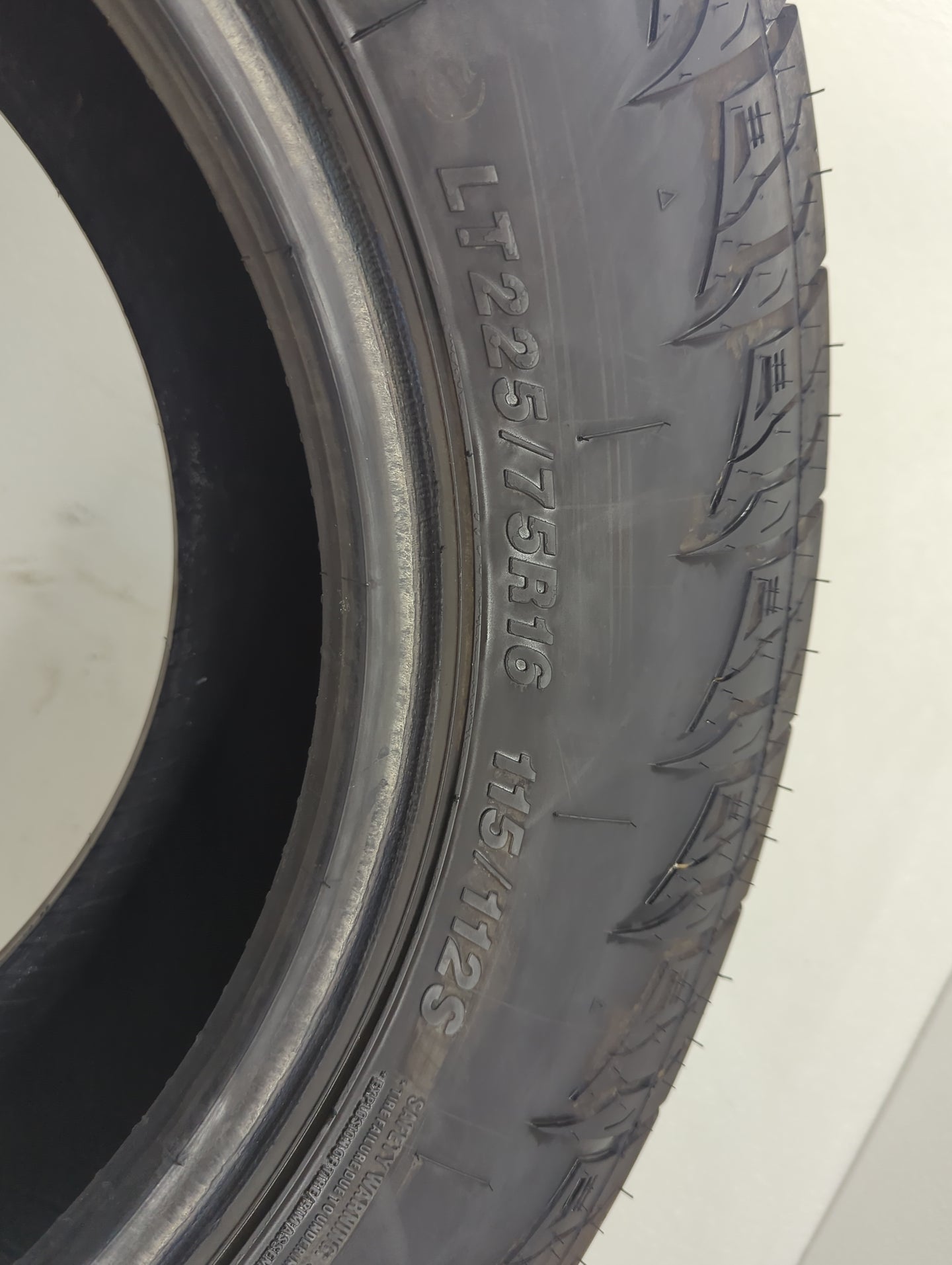 Used Tire 225/75/16 CORSA HIGHWAY TERRAIN 112S - Tread Depth 11/32 - Oemusedautoparts1.com
