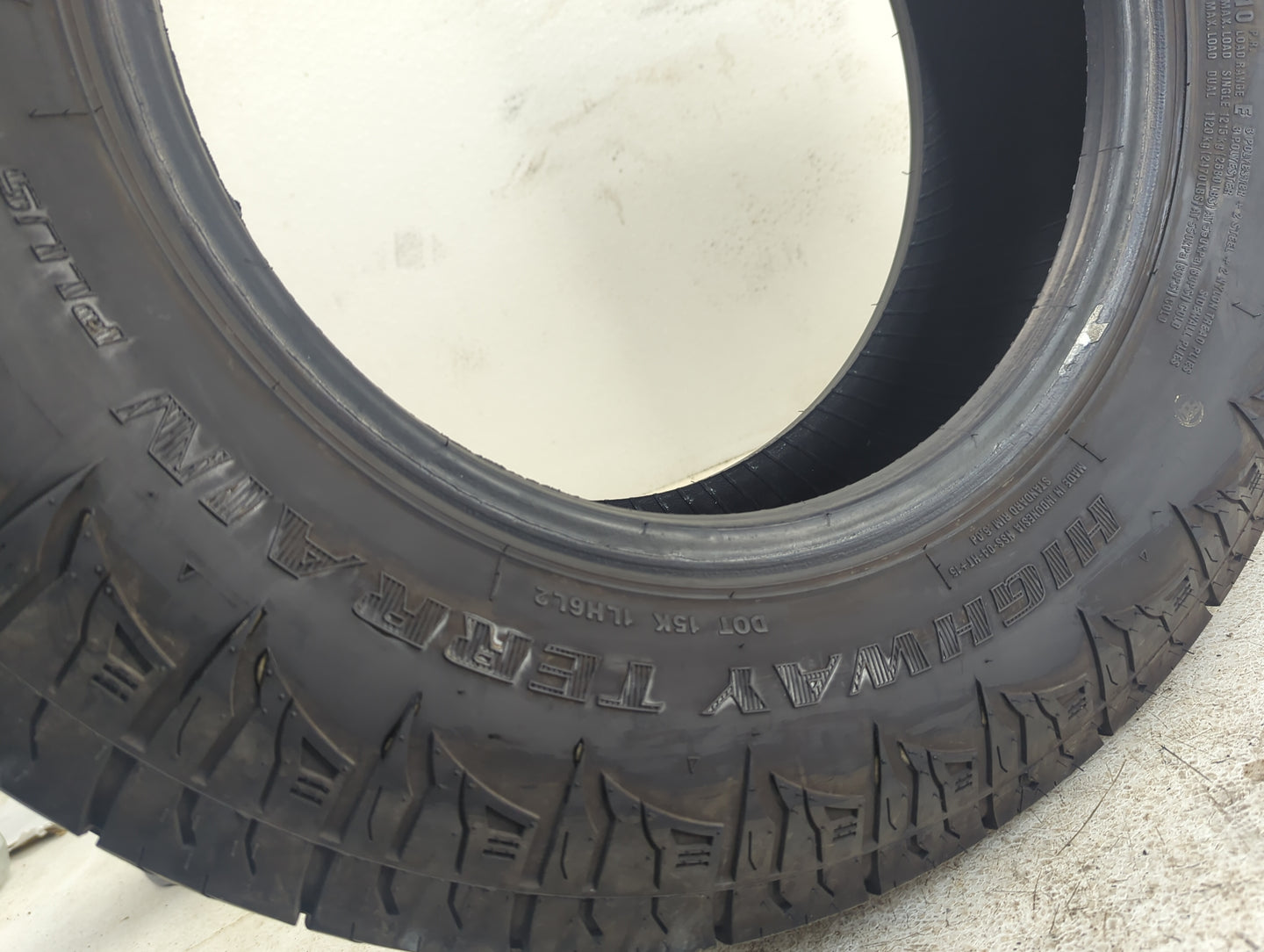 Used Tire LT225/75R16 CORSA HIGHWAY TERRAIN 115/112S - Tread Depth 11.5/32 - Oemusedautoparts1.com