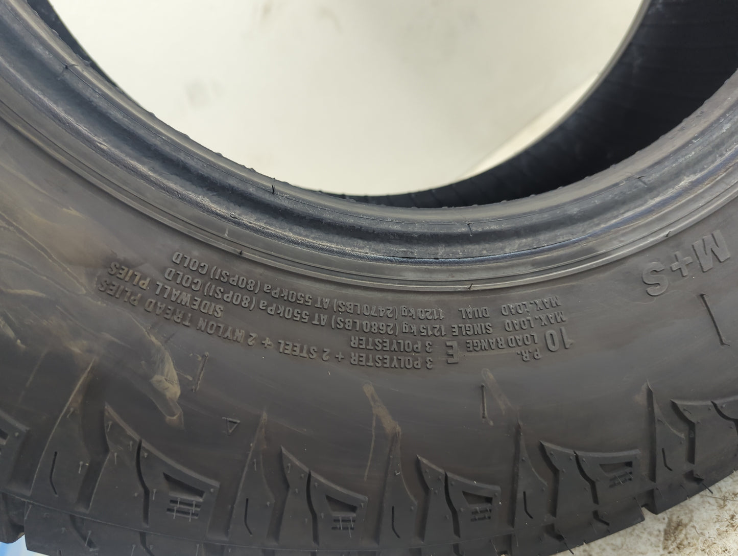 Used Tire LT225/75R16 CORSA HIGHWAY TERRAIN 115/112S - Tread Depth 11.5/32 - Oemusedautoparts1.com