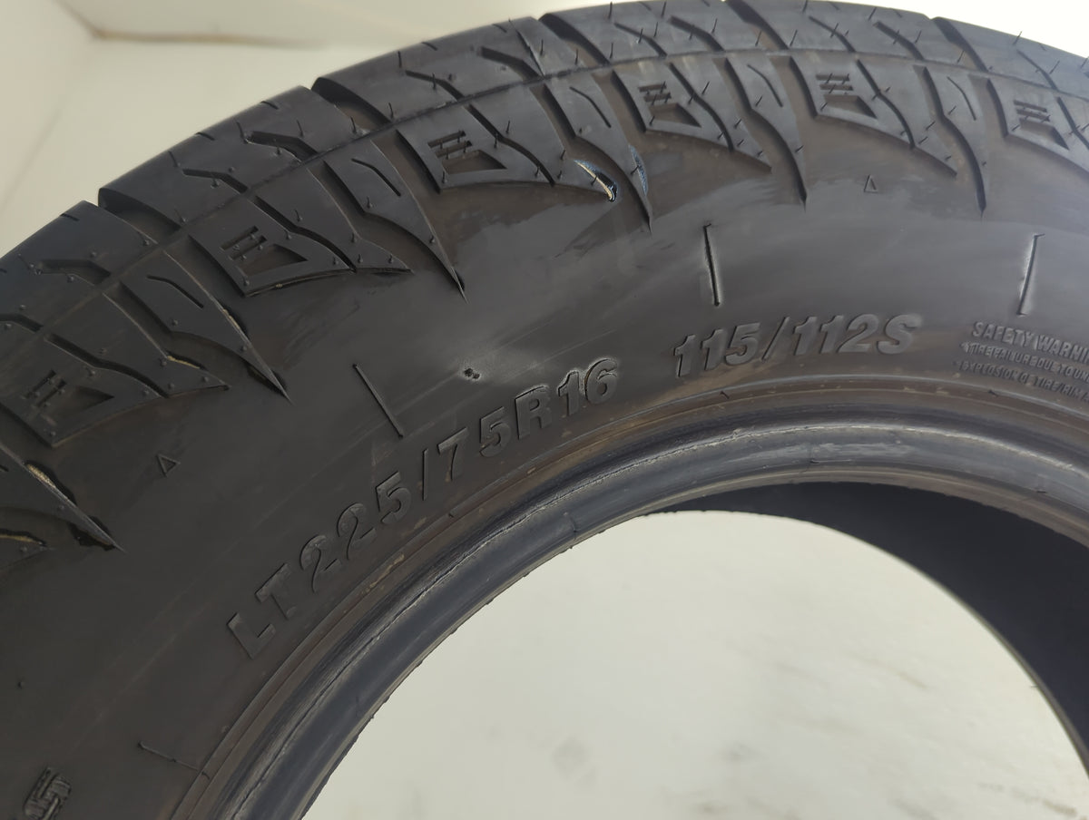 Used Tire LT225/75R16 CORSA HIGHWAY TERRAIN 115/112S - Tread Depth 11.5/32 - Oemusedautoparts1.com