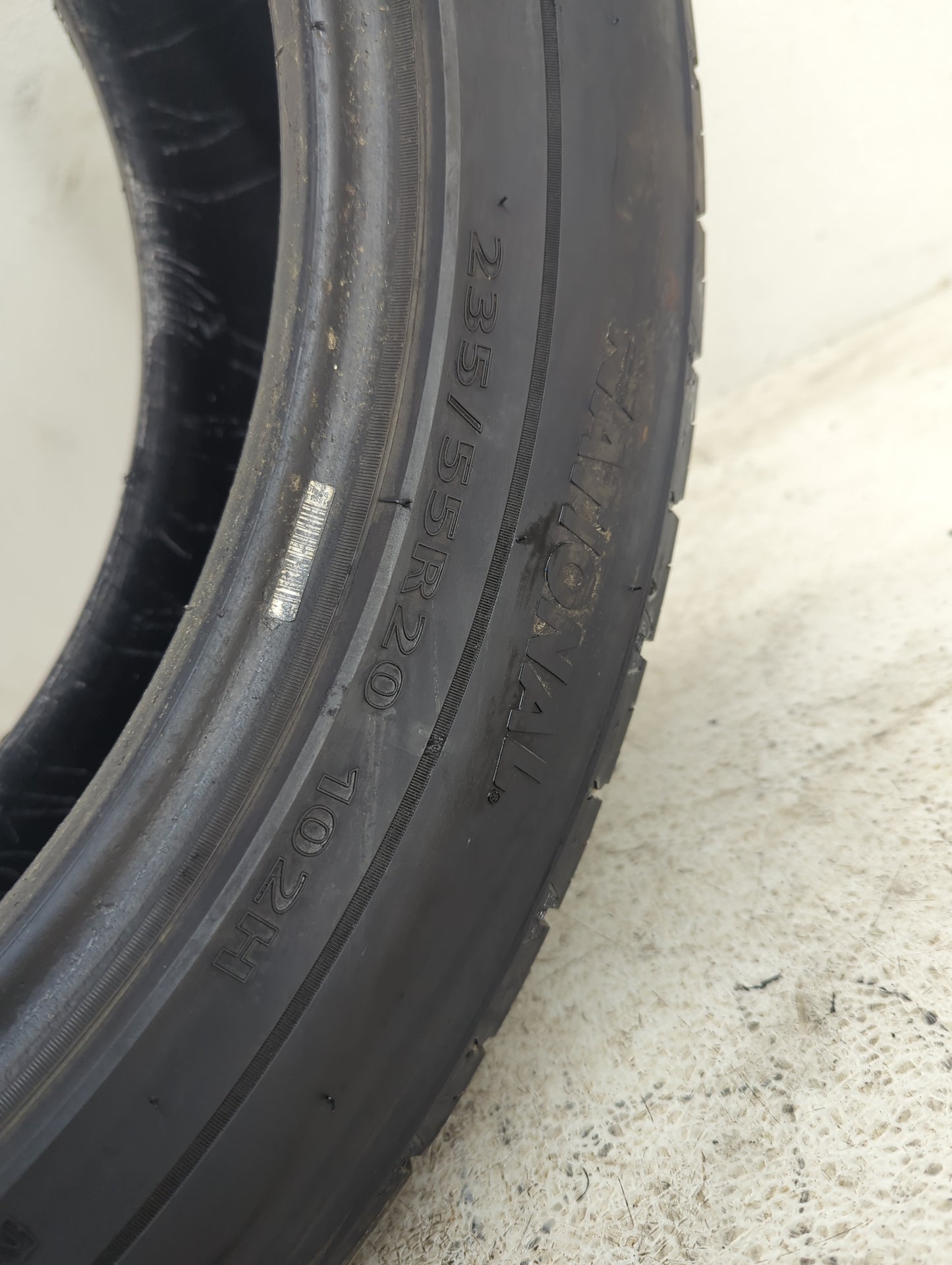 Used Tire 235/55R20 NATIONAL COMMANDO HTS 102H - Tread Depth 8.5/32 - Oemusedautoparts1.com