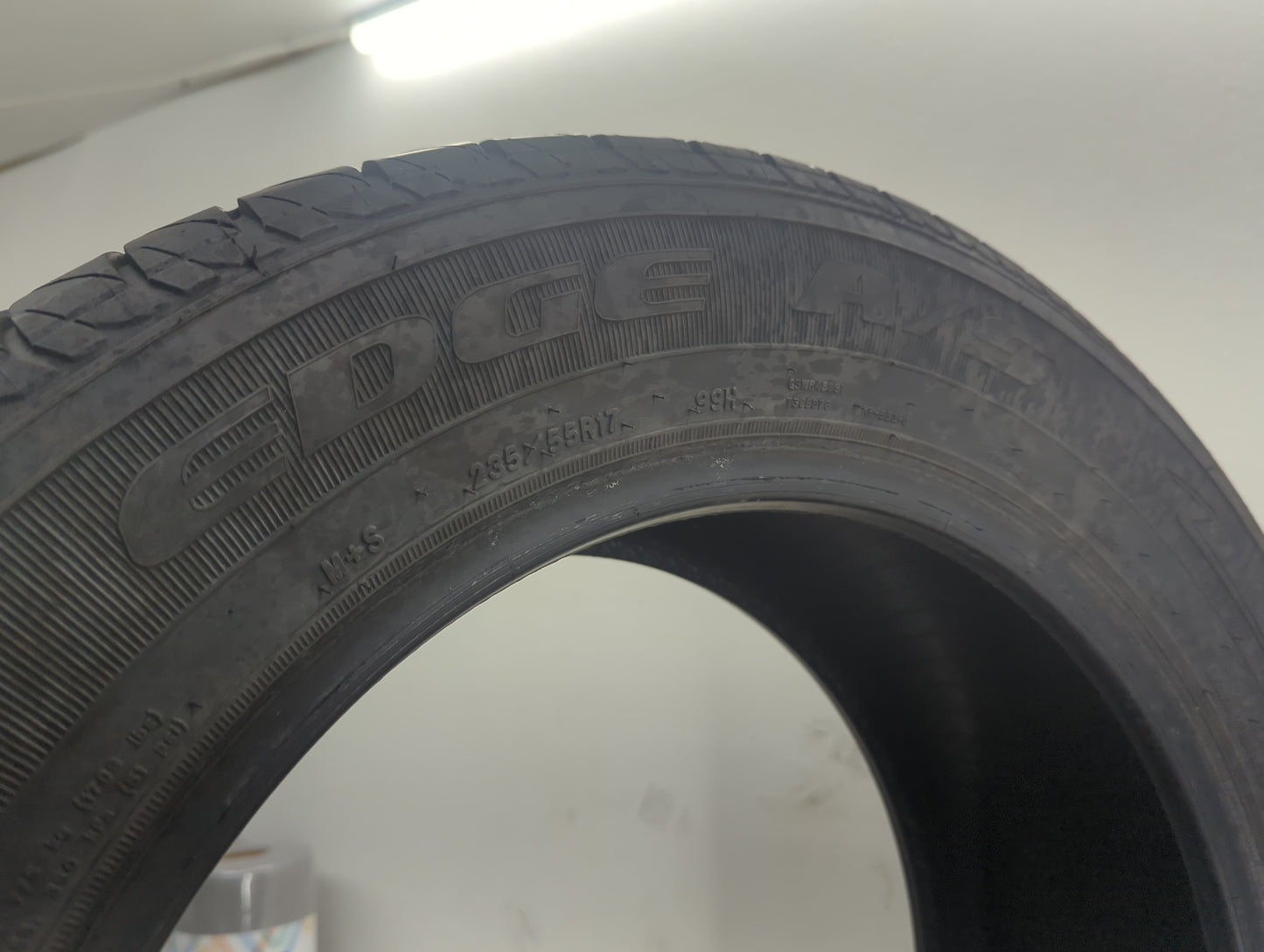 Used Tire 235/55R17 KELLEY EDGE A/S 99H - Tread Depth 7/32 - Oemusedautoparts1.com