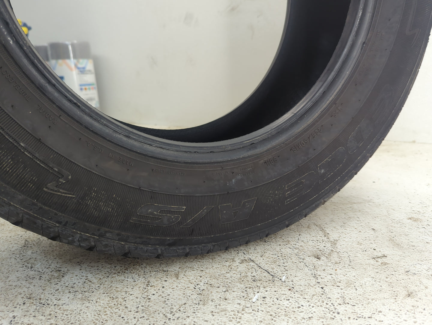 Used Tire 225/60R18 KELLEY EDGE A/S 98H - Tread Depth 6/32 - Oemusedautoparts1.com