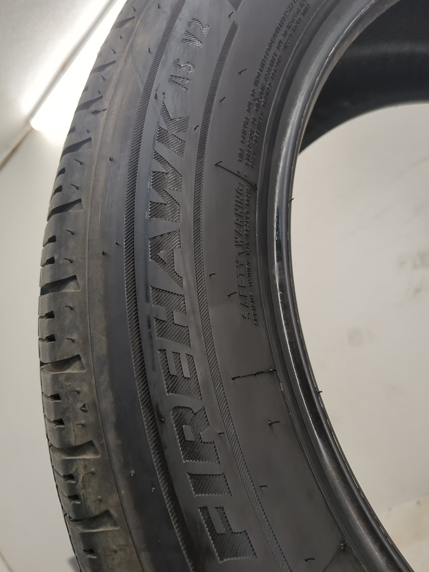 Used Tire 235/55R18 FIRESTONE FIREHAWK AS V2 100V - Tread Depth 9/32 - Oemusedautoparts1.com