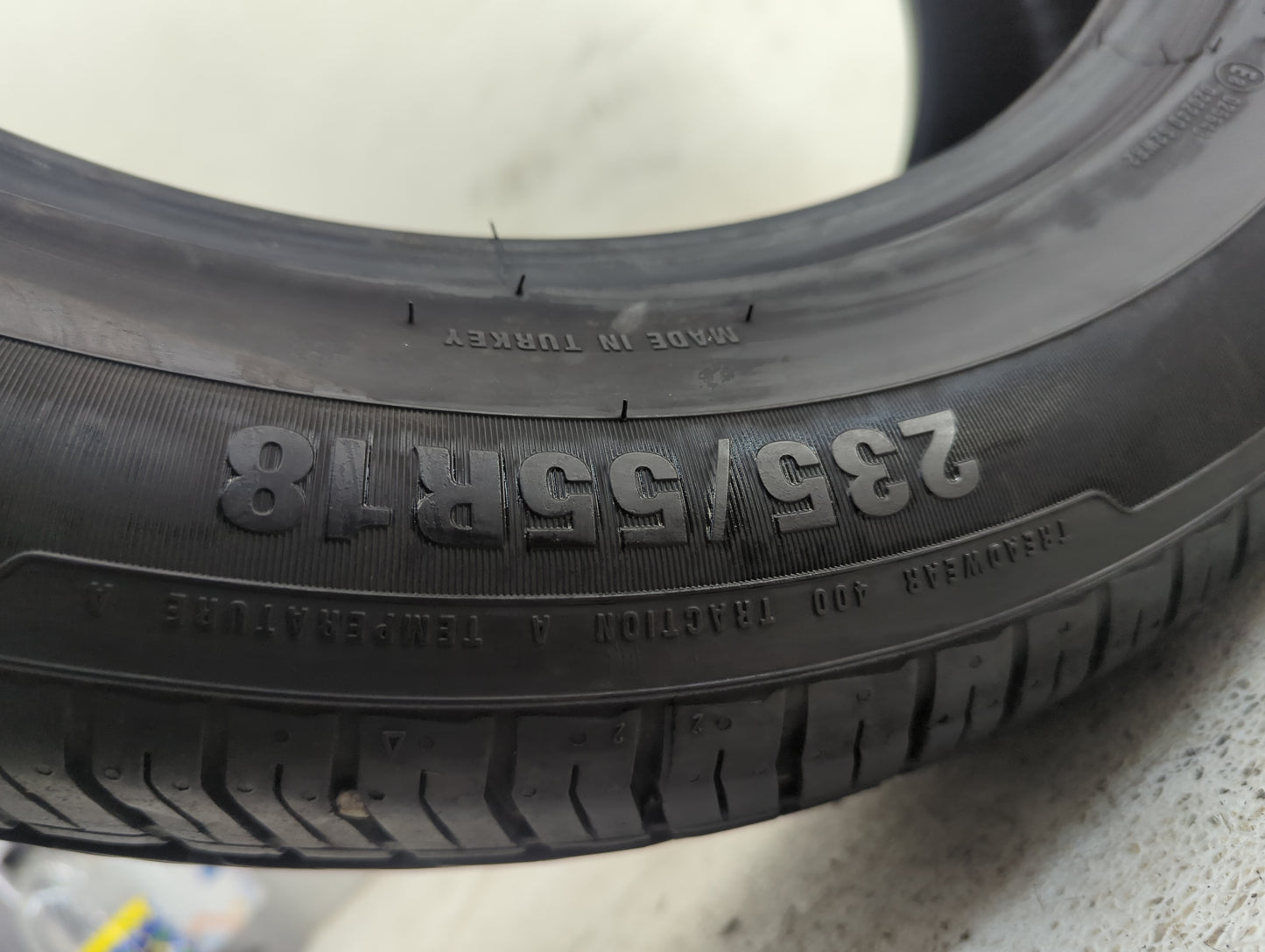 Used Tire 235/55R18 WATERFALL ECO DYNAMIC 100W - Tread Depth 9.5/32 - Oemusedautoparts1.com