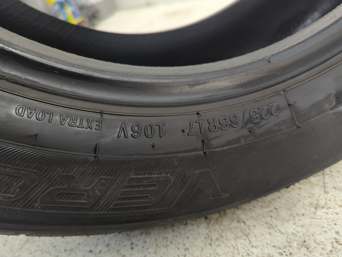Used Tire 225/55R17 VERCELLI 106V - Tread Depth 8.5/32 - Oemusedautoparts1.com