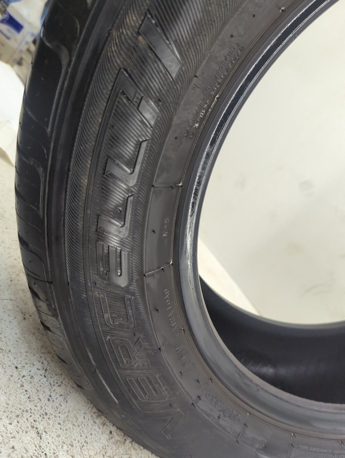 Used Tire 225/55R17 VERCELLI 106V - Tread Depth 8.5/32 - Oemusedautoparts1.com