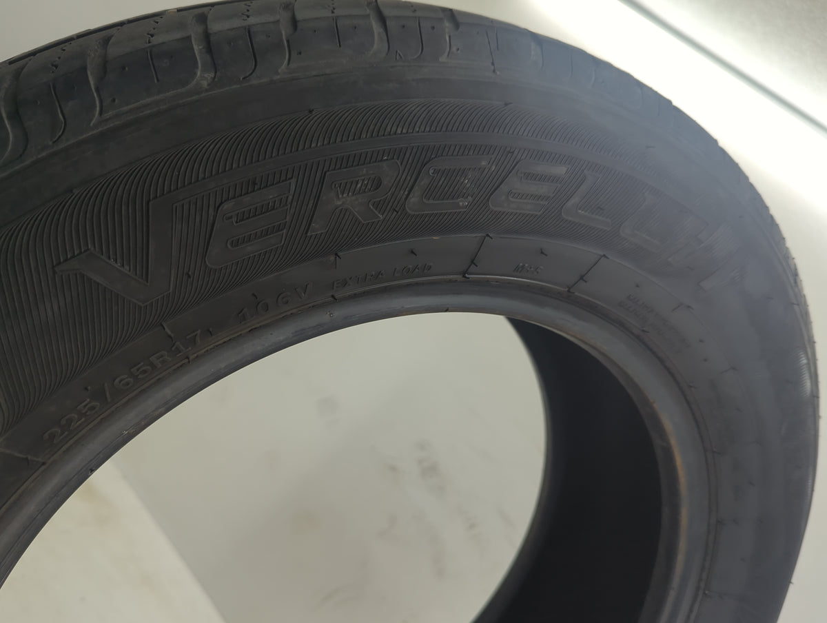 Used Tire 225/55R17 VERCELLI 106V - Tread Depth 8.5/32 - Oemusedautoparts1.com