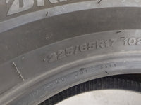 Used Tire 225/65R17 BRIDGESTONE WEATHERPEAK 102H - Tread Depth 10/32 - Oemusedautoparts1.com