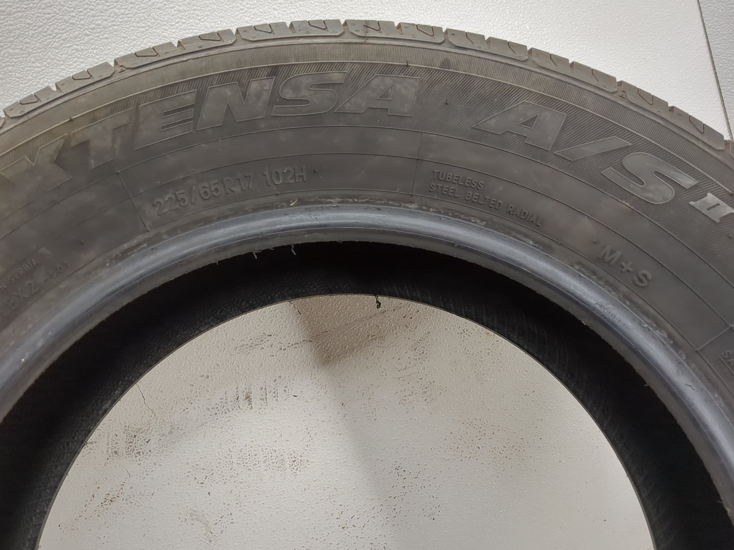 Used Tire 225/65R17 TOYO EXTENA A/S 2 102H - Tread Depth 11/32 - Oemusedautoparts1.com