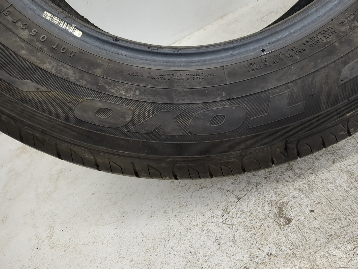 Used Tire 225/65R17 TOYO EXTENA A/S 2 102H - Tread Depth 11/32 - Oemusedautoparts1.com