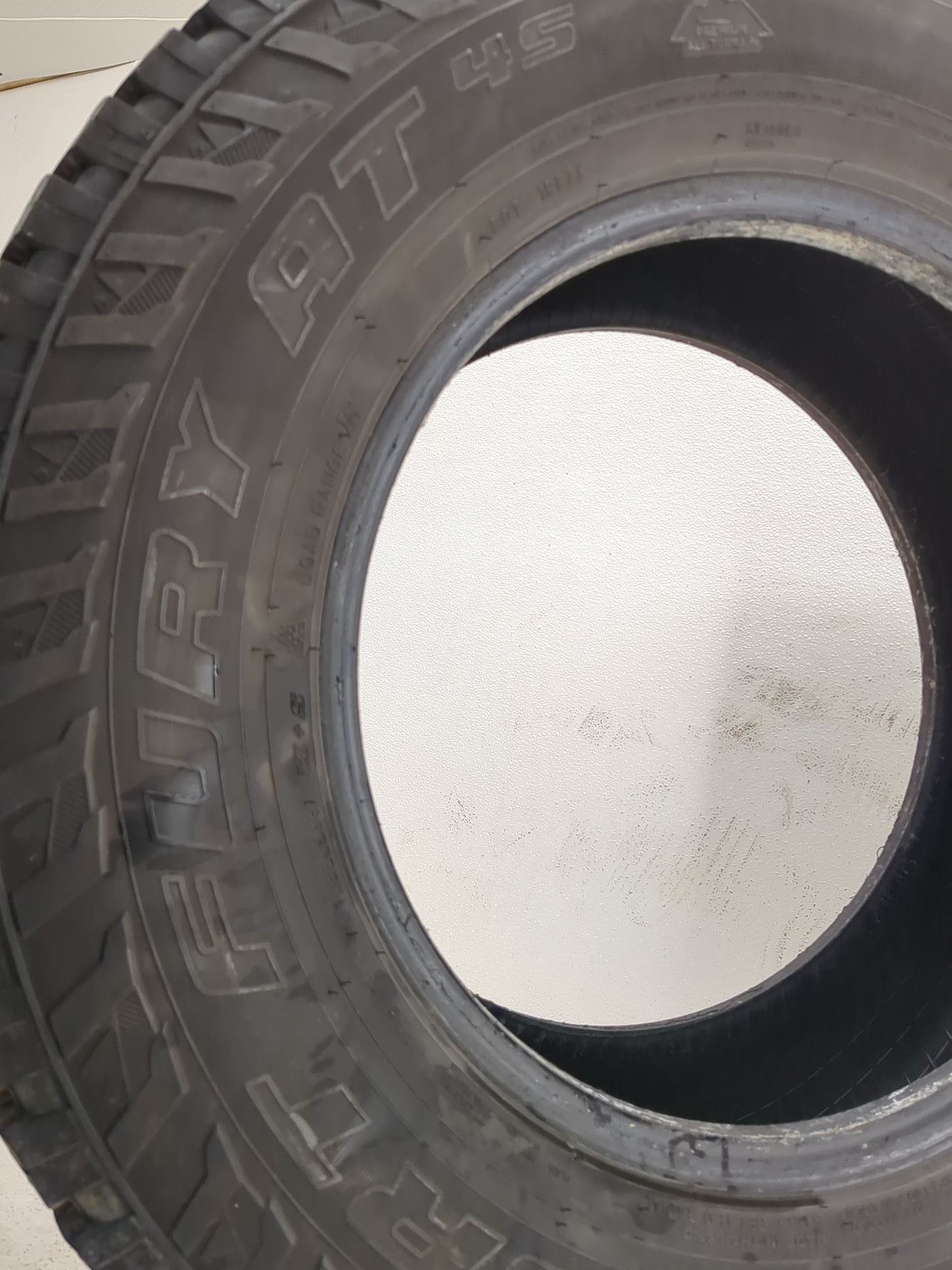 Used Tire LT265/70R17 ELDORADO SPORT FURY AT 45 121/118S - Tread Depth 15/32 - Oemusedautoparts1.com