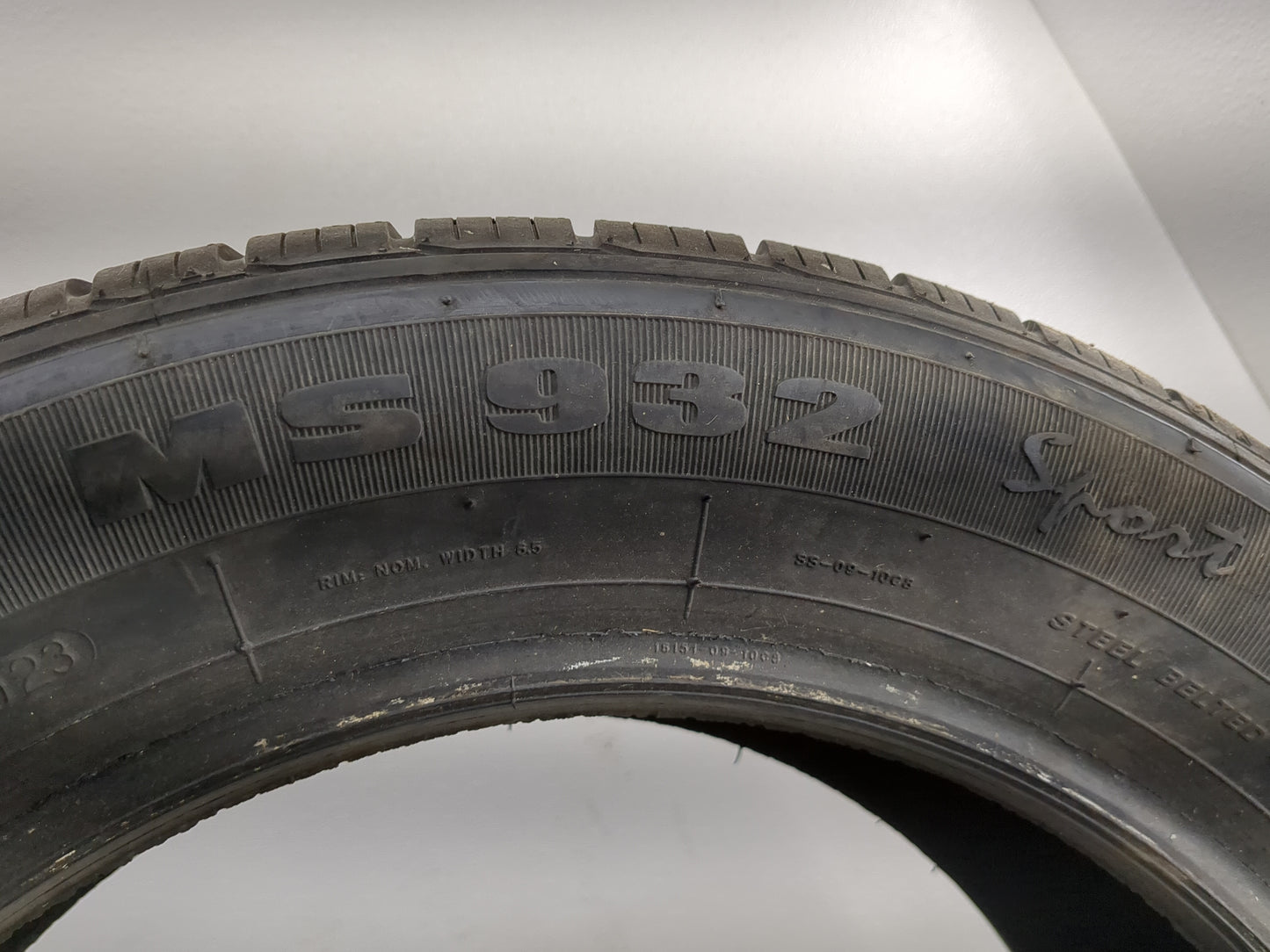 Used Tire 205/55R16 MILETAR MS 932 SPORT 91V - Tread Depth 9/32 - Oemusedautoparts1.com