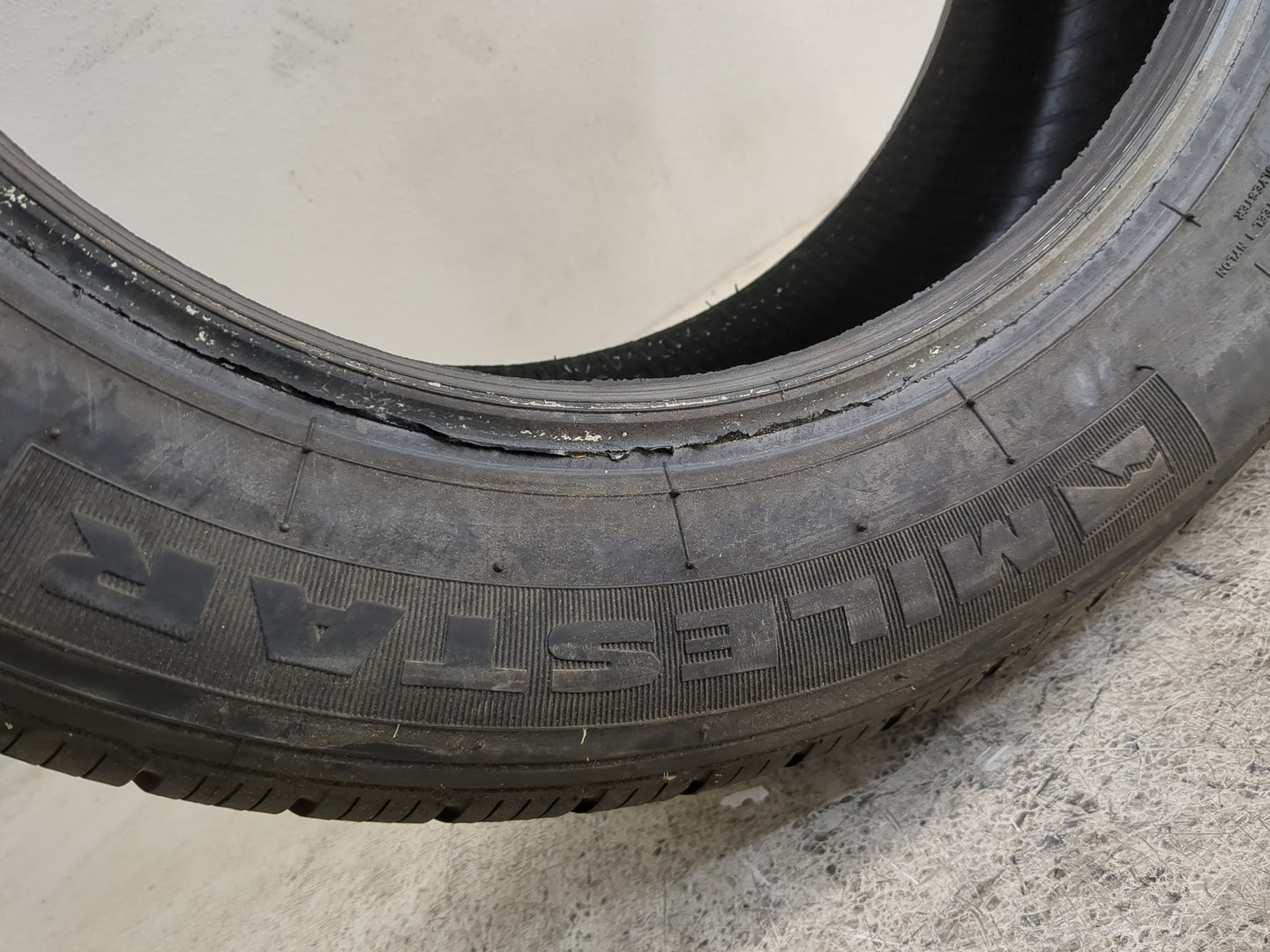 Used Tire 205/55R16 MILETAR MS 932 SPORT 91V - Tread Depth 9/32 - Oemusedautoparts1.com