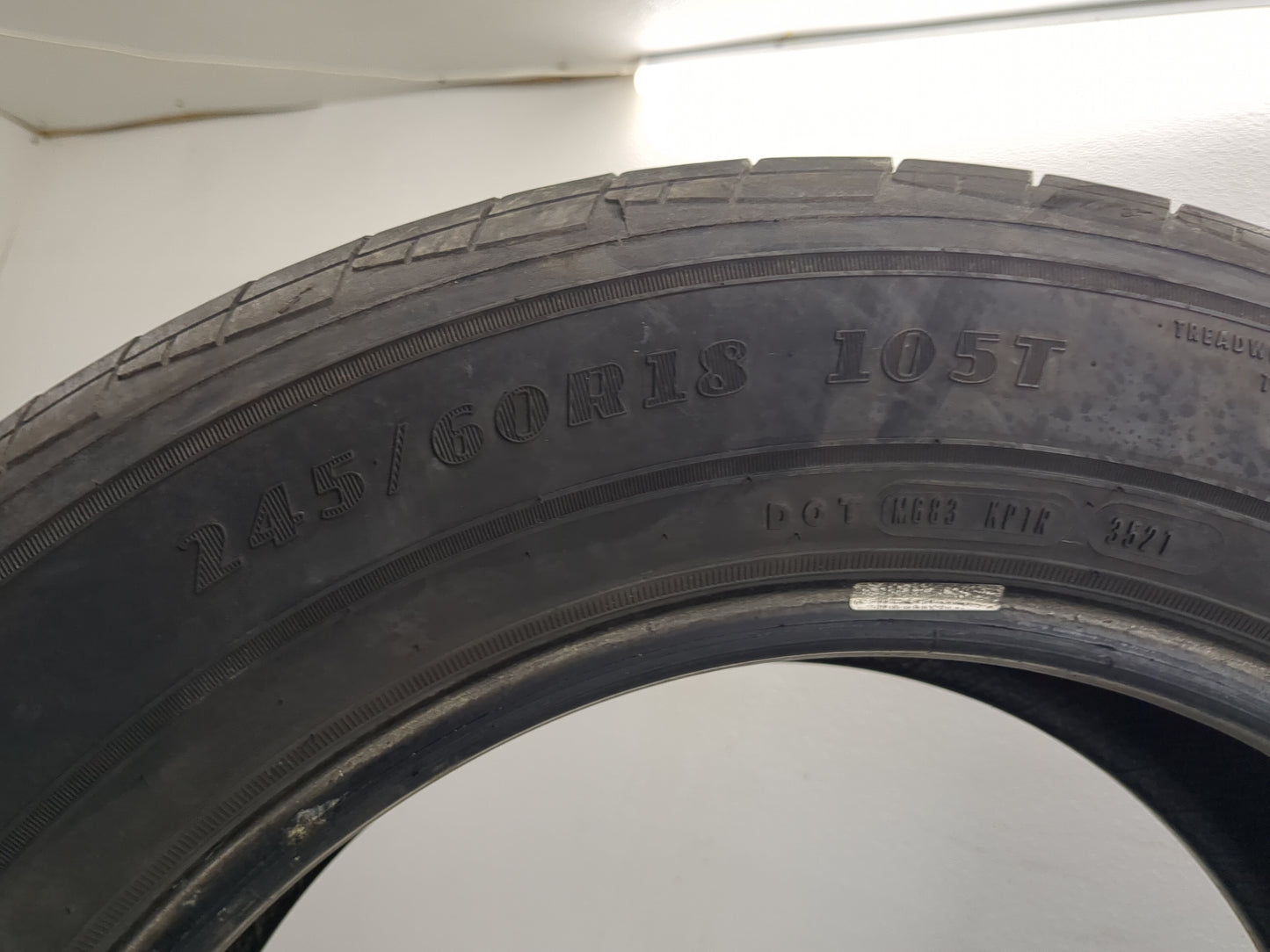 Used Tire 245/60R18 GOOD YEAR ASSURANCE 105T - Tread Depth 8.5/32 - Oemusedautoparts1.com