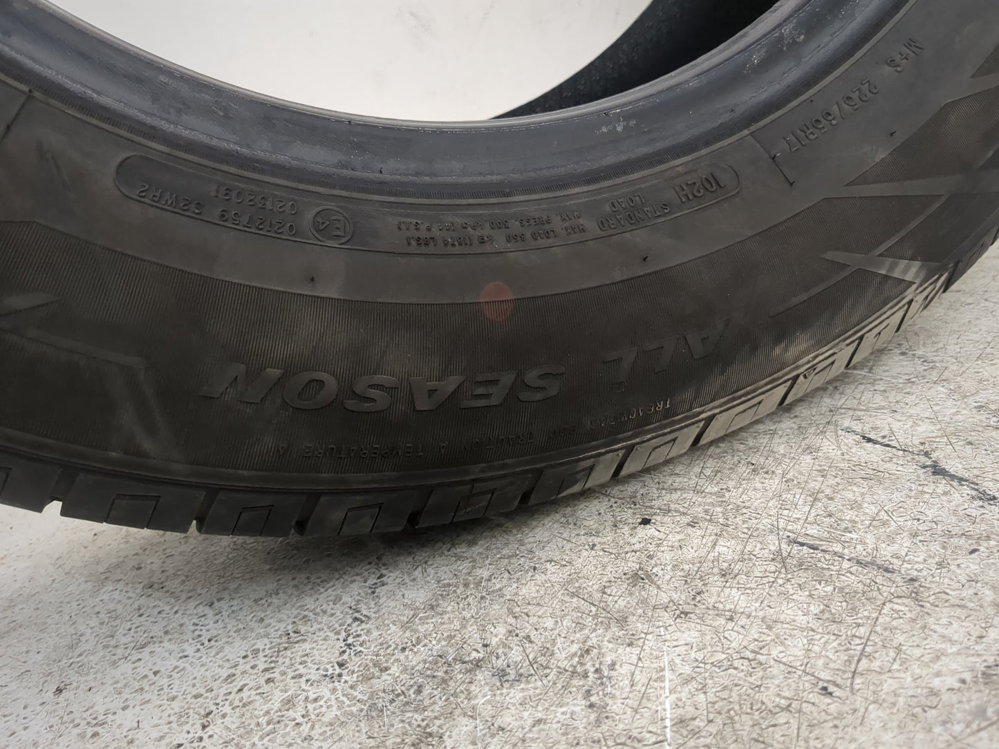 Used Tire 225/65R17 FORTUNE PERFECTUS ALL SEASON FSR602 102H - 7.5/32 - Oemusedautoparts1.com