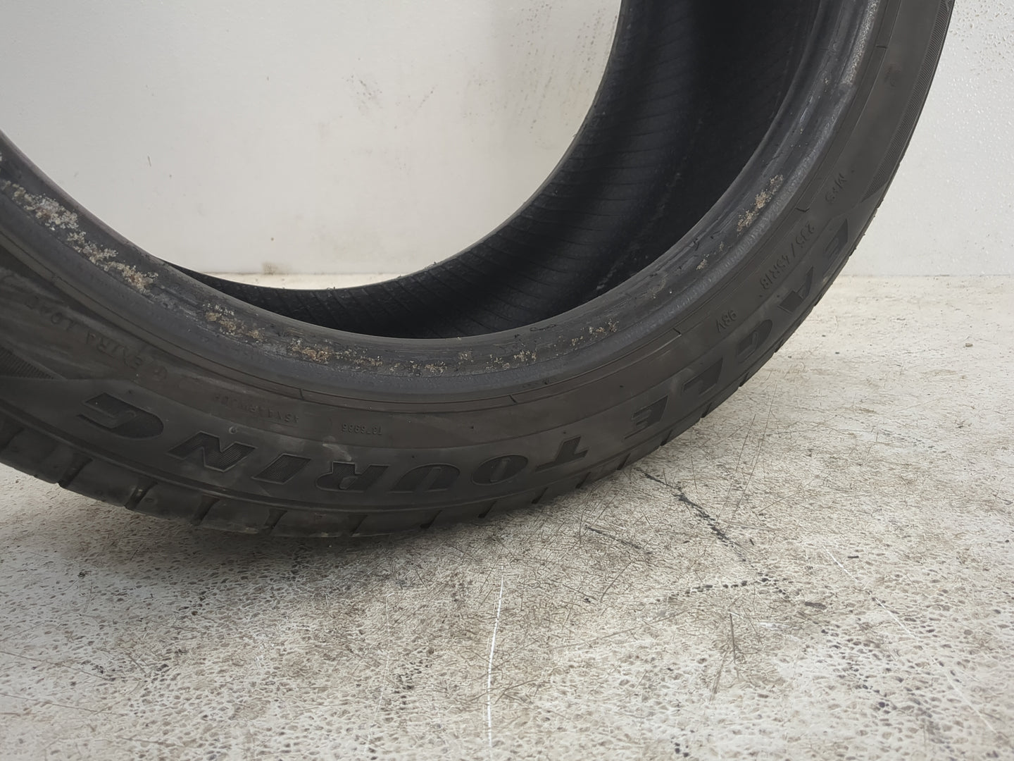 Used Tire 235/45R18 GOODYEAR EAGLE TOURING 98V - Tread Depth 7/32 - Oemusedautoparts1.com